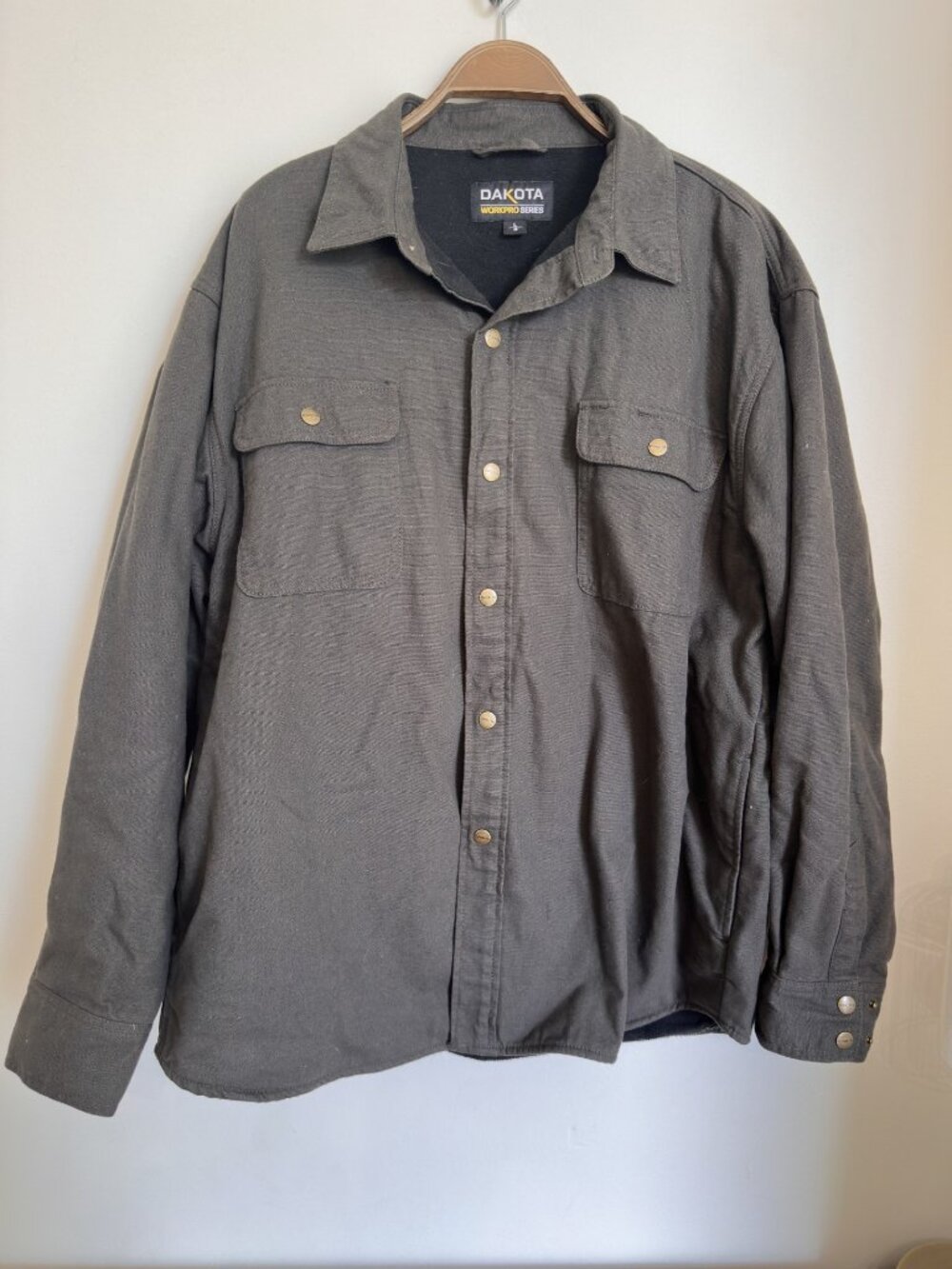 DAKOTA WORK PRO LIGHT JACKET CHARCOAL COLOR SIZE LARGE